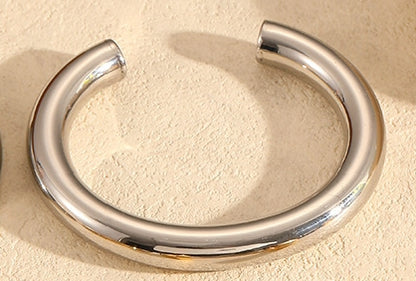 Glossy Stainless Steel Bracelet
