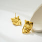 Earrings Melted Gold