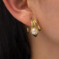 Gold earrings with Pearl