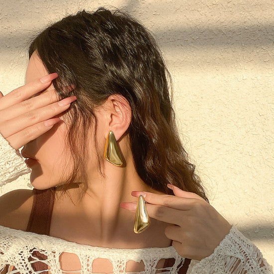 Triangle Shaped Earrings