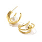 Gold earrings with Pearl