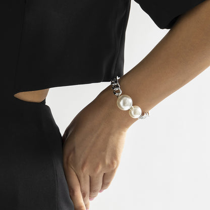 Necklace and Bracelet with Pearls