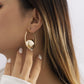 Earrings and Necklace with Pearls