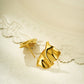 Earrings Melted Gold