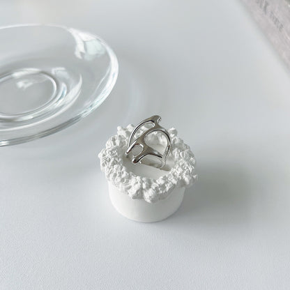 Melted Wax Inspired Ring