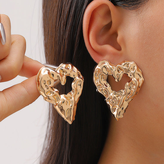 Earrings Lava Heart