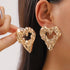 Earrings Lava Heart