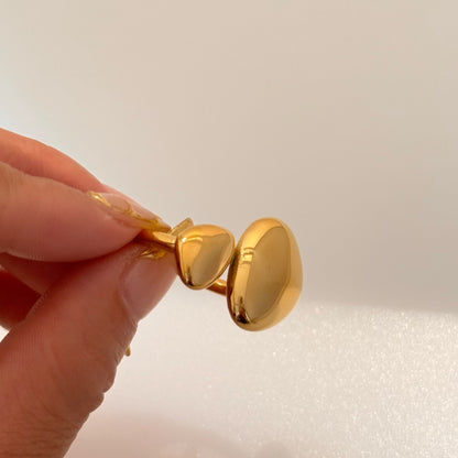 Melted Ring With Adjustable Size