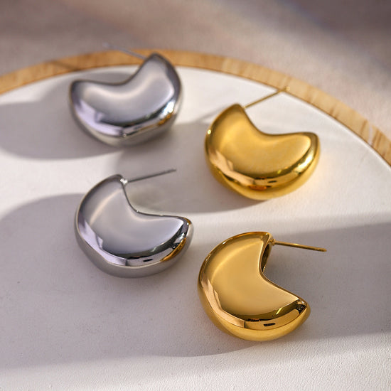 Crescent earrings