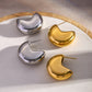 Crescent earrings