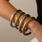 Glossy Stainless Steel Bracelet