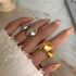 Melted Ring With Adjustable Size