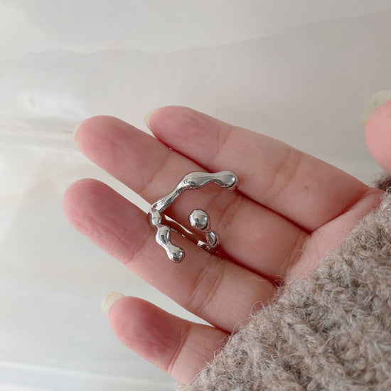 Melted Wax Inspired Ring
